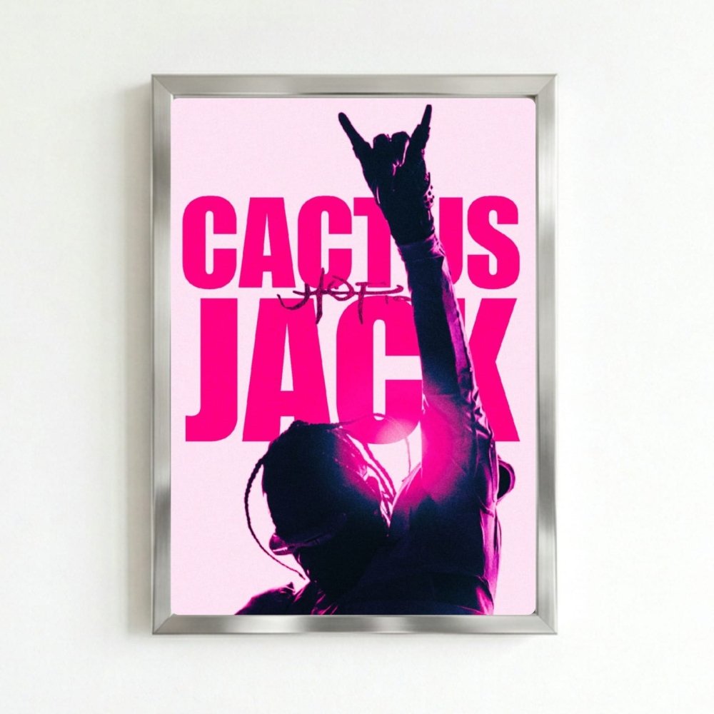Travis Scott Poster with Frame - Vibes DistrictTravis Scott Poster with Frame SilverVibes District