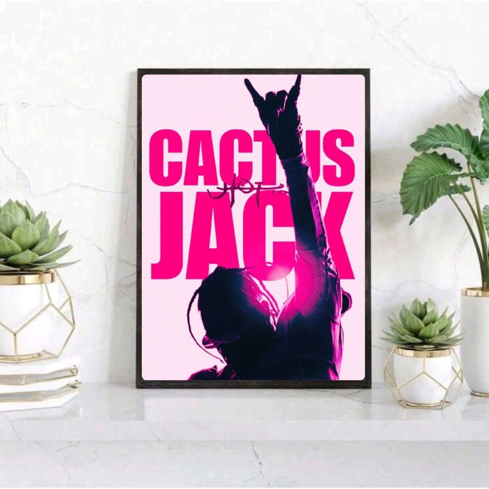 Travis Scott Poster with Frame - Vibes DistrictTravis Scott Poster with Frame GoldVibes District