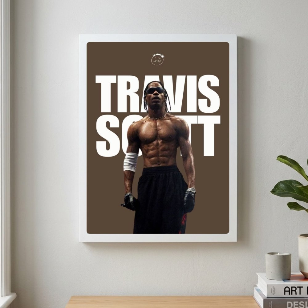 Travis Scott Poster with Frame - Vibes DistrictTravis Scott Poster with Frame SilverVibes District