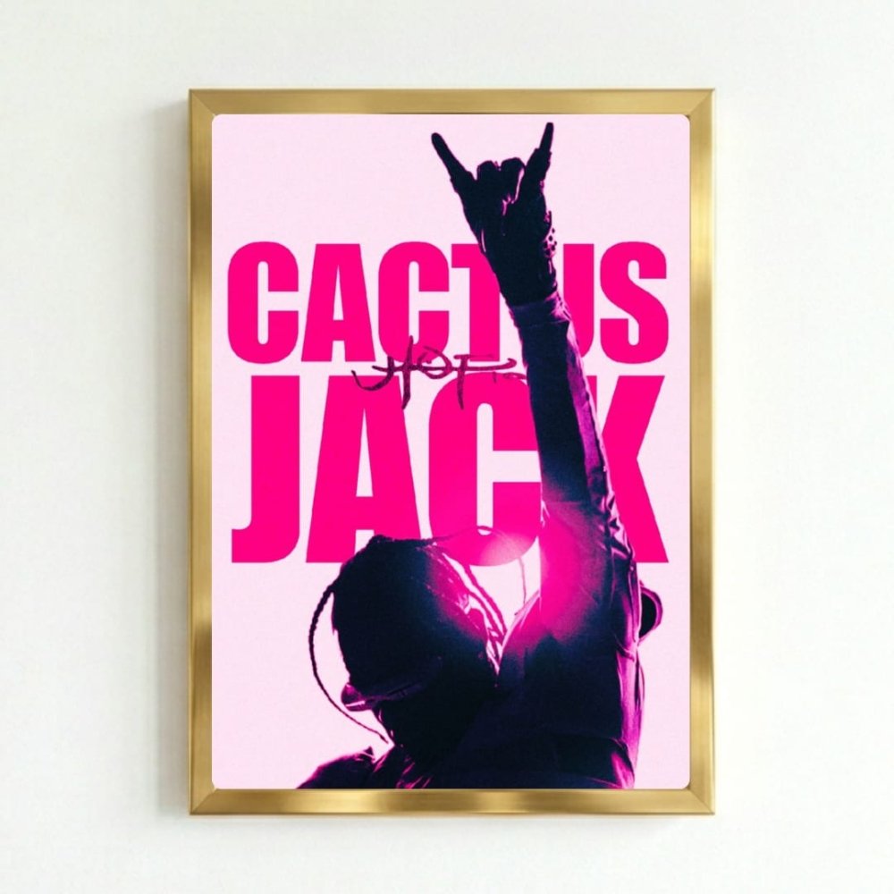 Travis Scott Poster with Frame - Vibes DistrictTravis Scott Poster with Frame GoldVibes District