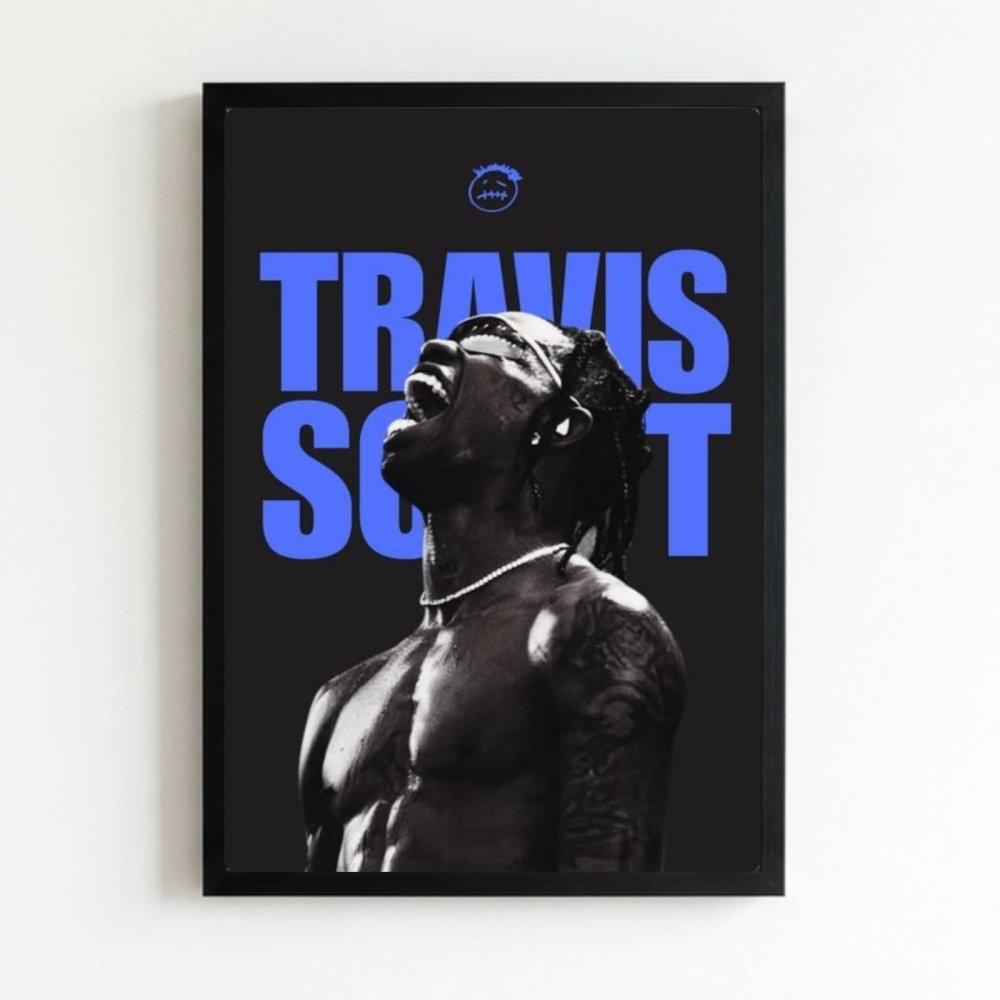 Travis Scott Poster with Frame - Vibes DistrictTravis Scott Poster with Frame NeroVibes District