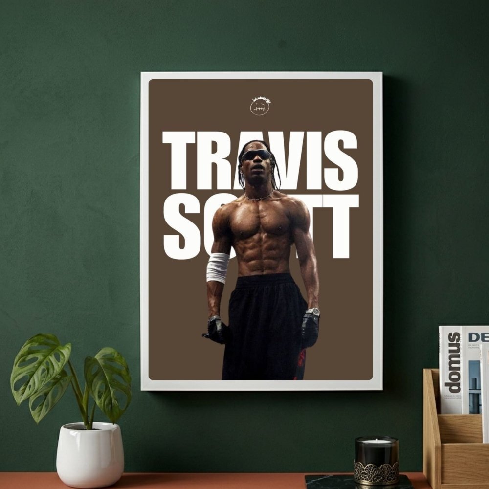 Travis Scott Poster with Frame - Vibes DistrictTravis Scott Poster with Frame SilverVibes District