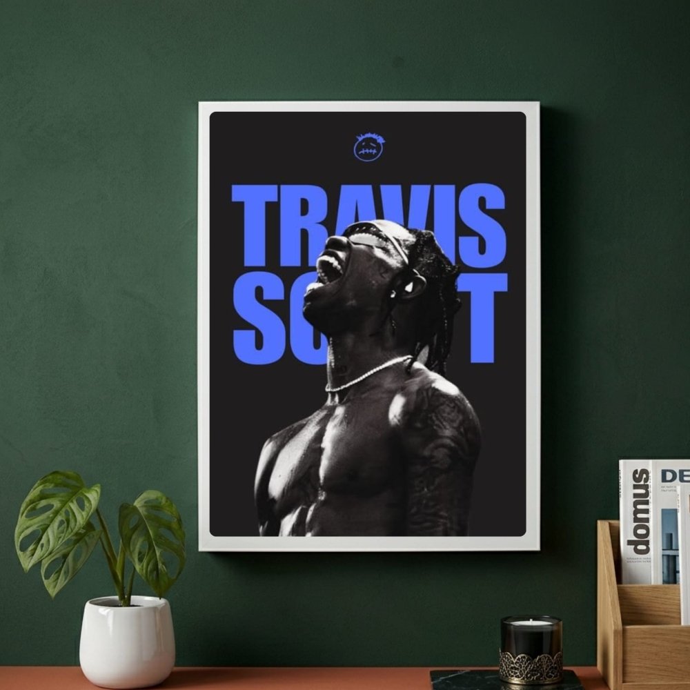 Travis Scott Poster with Frame - Vibes DistrictTravis Scott Poster with Frame BiancoVibes District