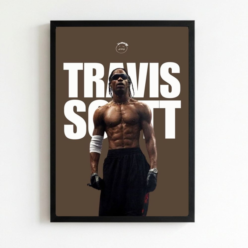 Travis Scott Poster with Frame - Vibes DistrictTravis Scott Poster with Frame NeroVibes District