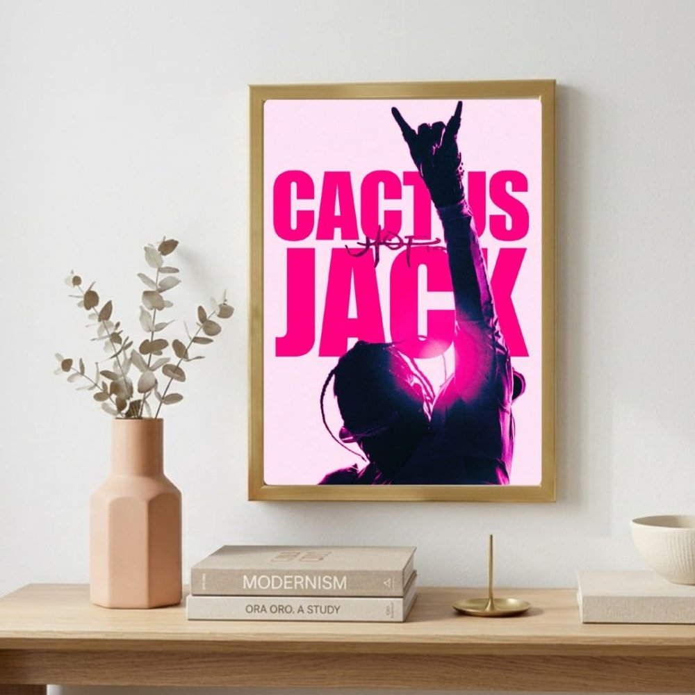 Travis Scott Poster with Frame - Vibes DistrictTravis Scott Poster with Frame GoldVibes District