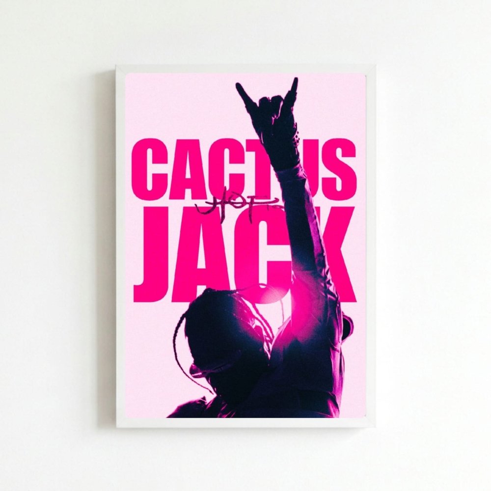 Travis Scott Poster with Frame - Vibes DistrictTravis Scott Poster with Frame BiancoVibes District