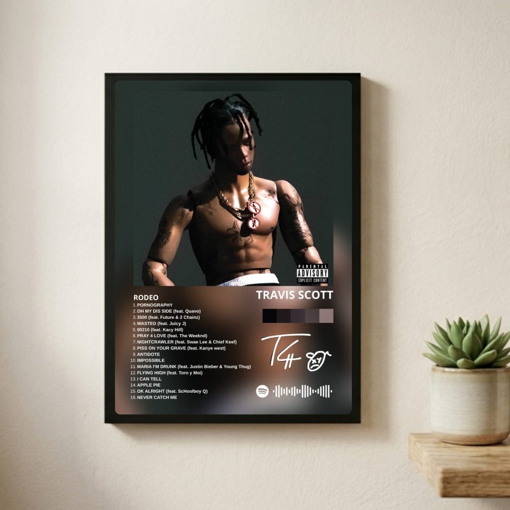 travis scott - rodeo - Vibes Districttravis scott - rodeo poster SilverVibes District