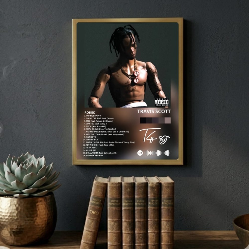 travis scott - rodeo - Vibes Districttravis scott - rodeo poster SilverVibes District