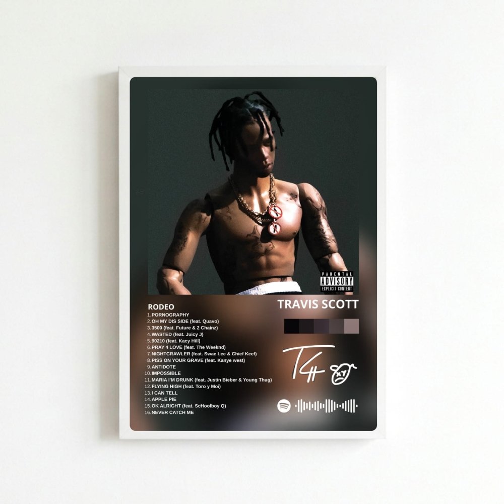 travis scott - rodeo - Vibes Districttravis scott - rodeo poster BiancoVibes District