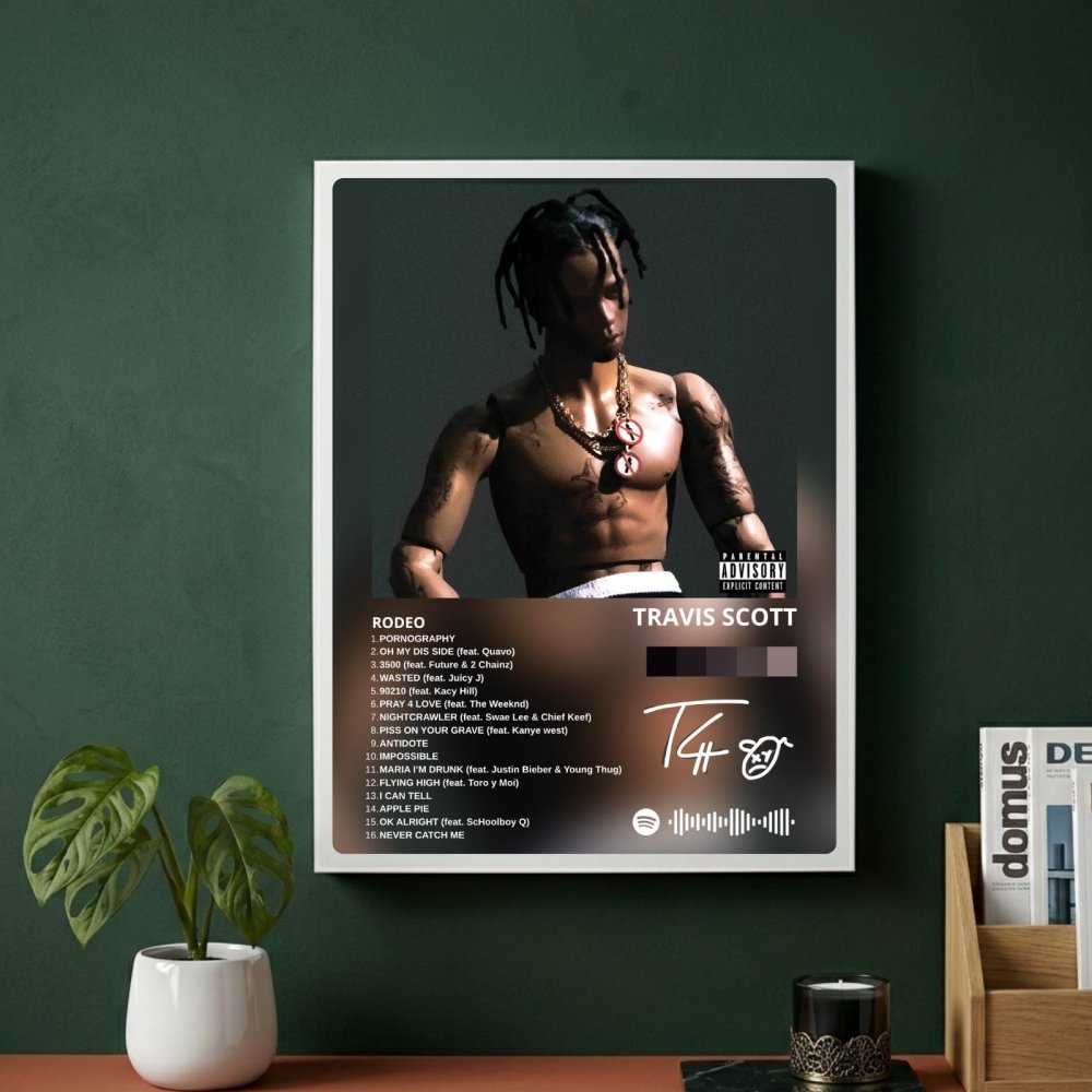 travis scott - rodeo - Vibes Districttravis scott - rodeo poster SilverVibes District