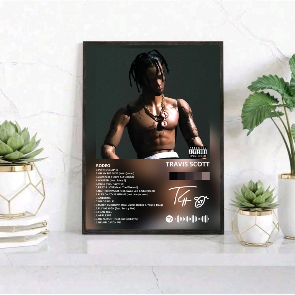 travis scott - rodeo - Vibes Districttravis scott - rodeo poster SilverVibes District