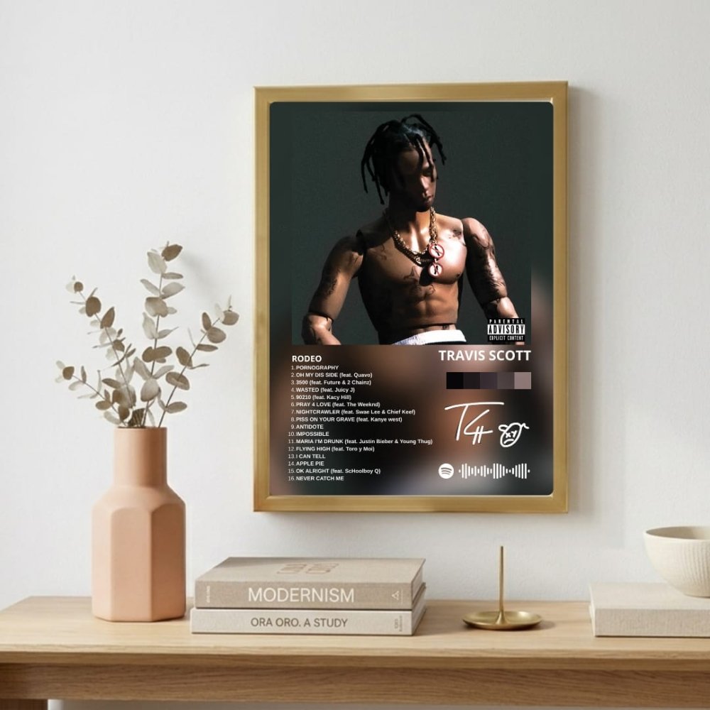 travis scott - rodeo - Vibes Districttravis scott - rodeo poster SilverVibes District