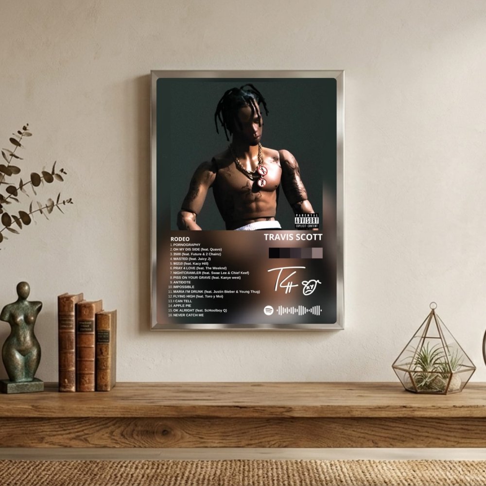 travis scott - rodeo - Vibes Districttravis scott - rodeo poster SilverVibes District
