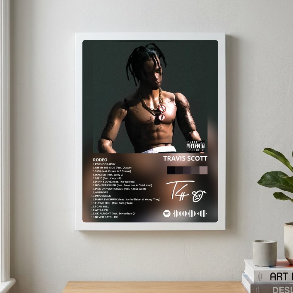 travis scott - rodeo - Vibes Districttravis scott - rodeo poster SilverVibes District