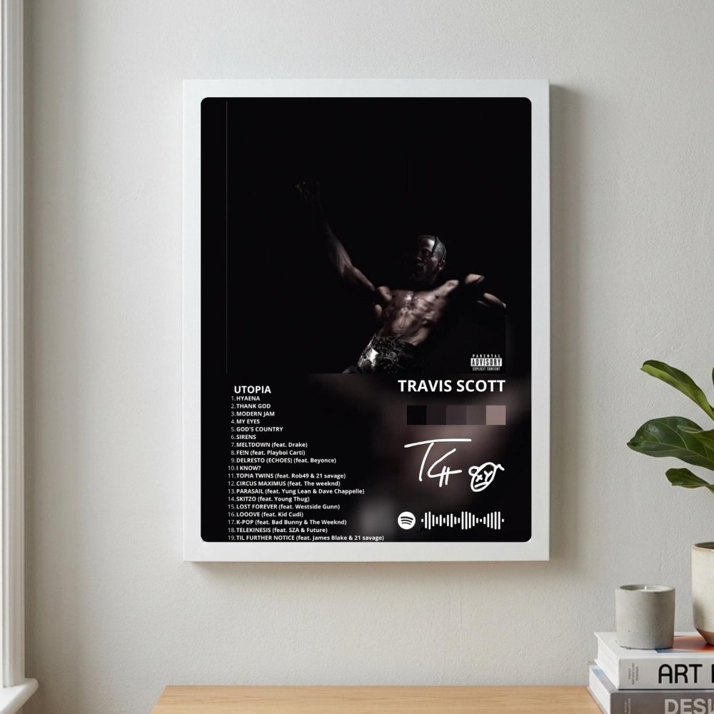 travis scott - utopia - Vibes Districttravis scott - utopia poster GoldVibes District