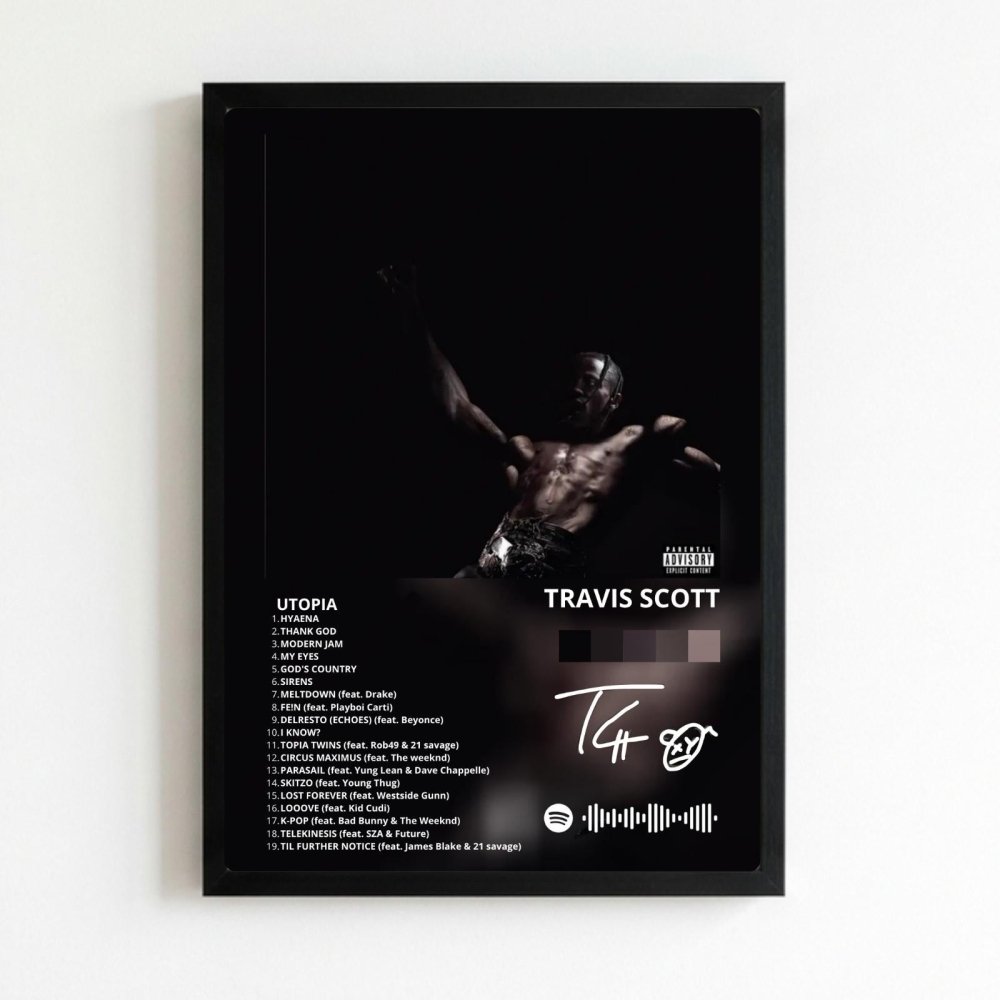 travis scott - utopia - Vibes Districttravis scott - utopia poster NeroVibes District