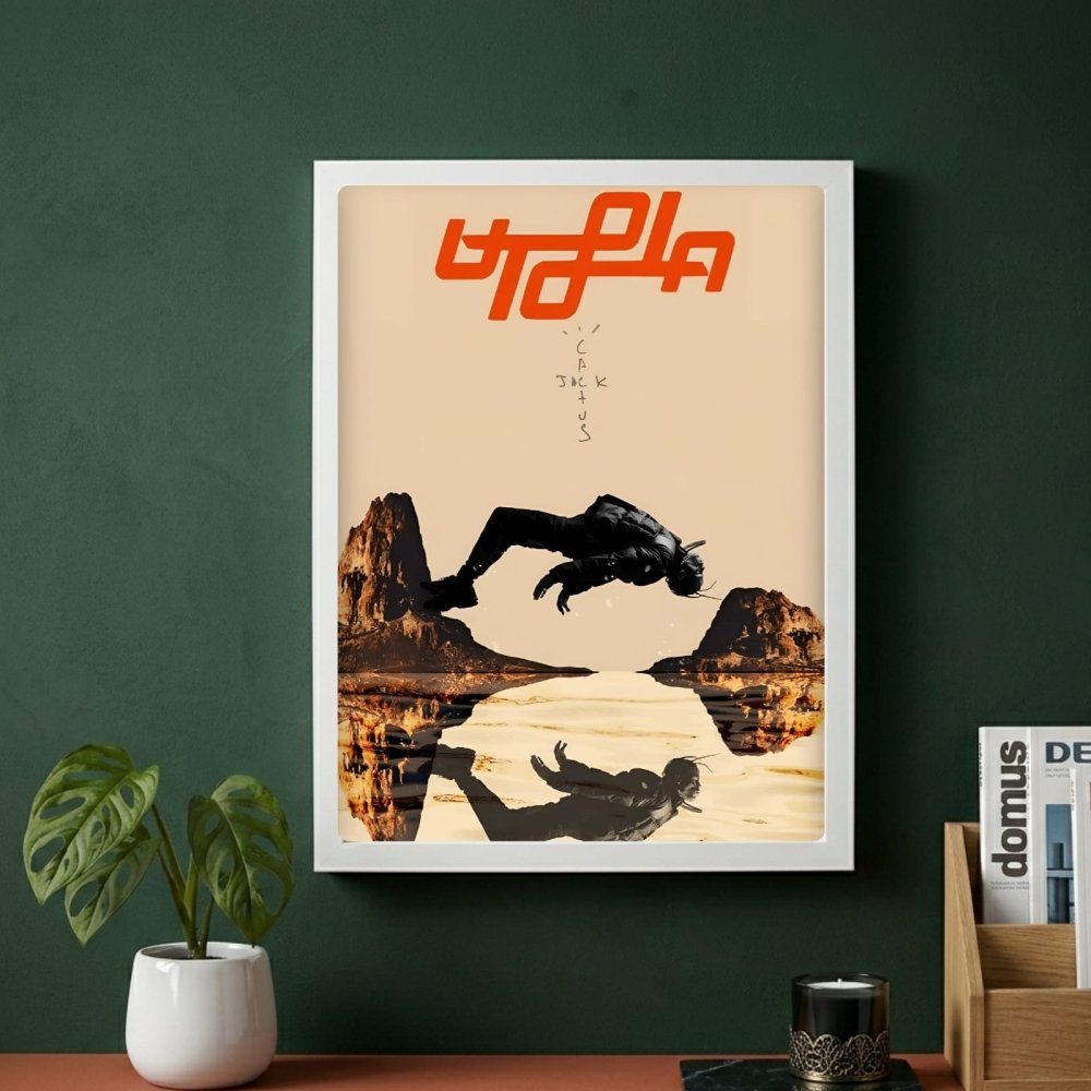 Travis Scott - Utopia Poster with Frame - Vibes DistrictTravis Scott - Utopia Poster with Frame GoldVibes District