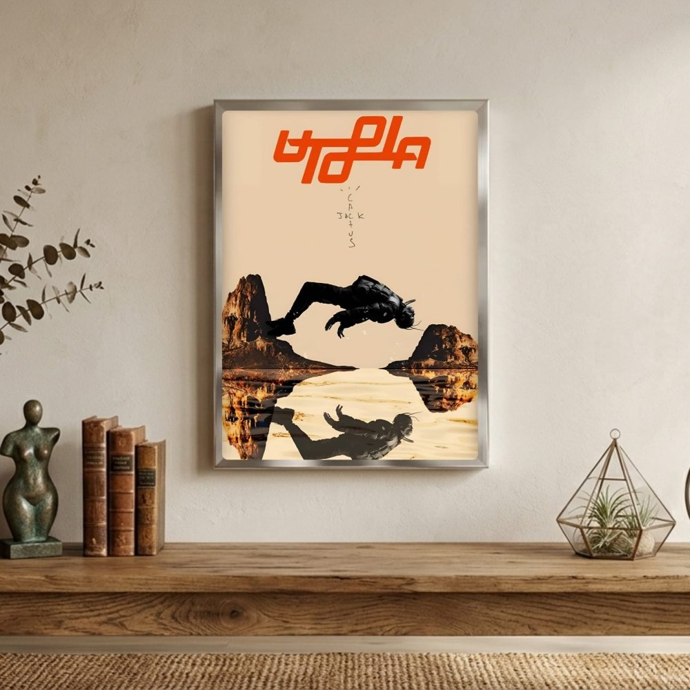 Travis Scott - Utopia Poster with Frame - Vibes DistrictTravis Scott - Utopia Poster with Frame GoldVibes District