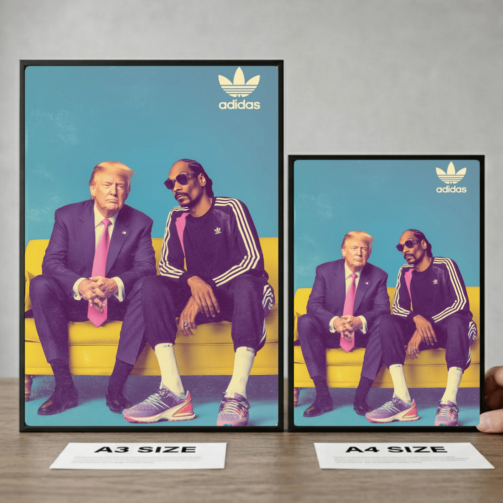 Trump, snoop dog, adidas - Vibes DistrictTrump, snoop dog, adidas poster NeroVibes District