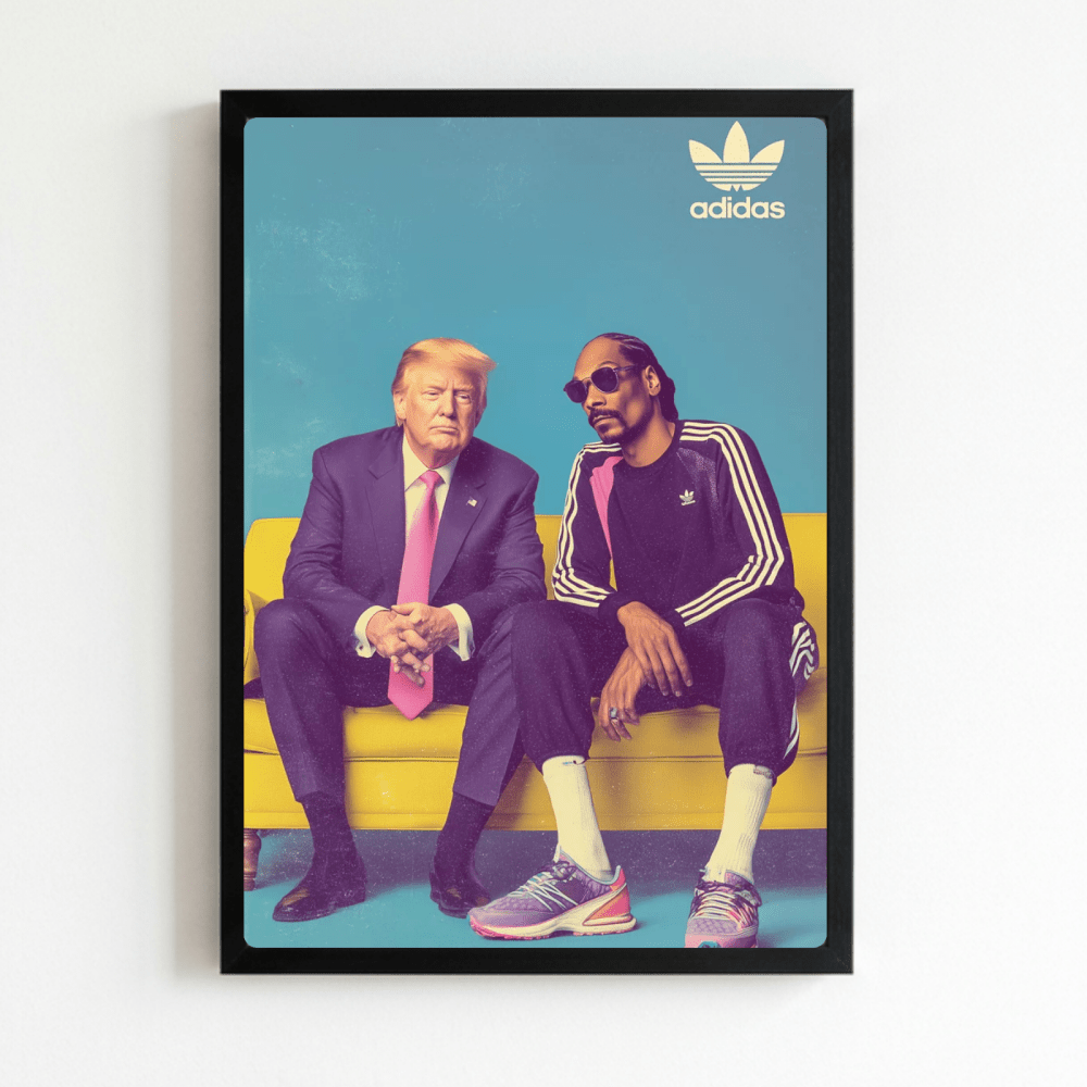 Trump, snoop dog, adidas - Vibes DistrictTrump, snoop dog, adidas poster NeroVibes District