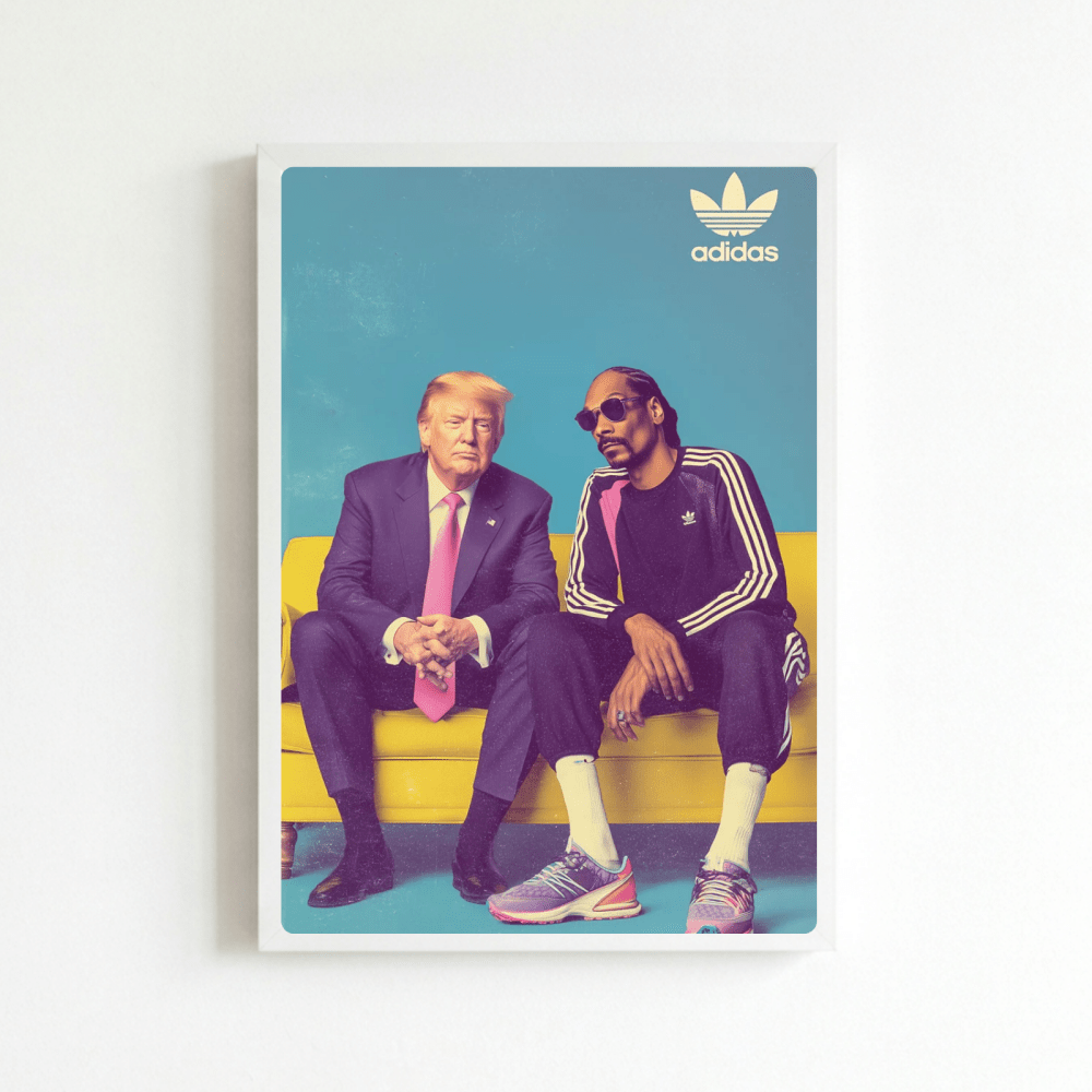 Trump, snoop dog, adidas - Vibes DistrictTrump, snoop dog, adidas poster NeroVibes District