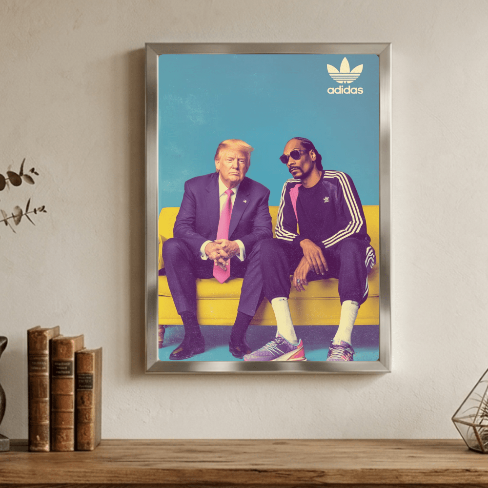 Trump, snoop dog, adidas - Vibes DistrictTrump, snoop dog, adidas poster NeroVibes District