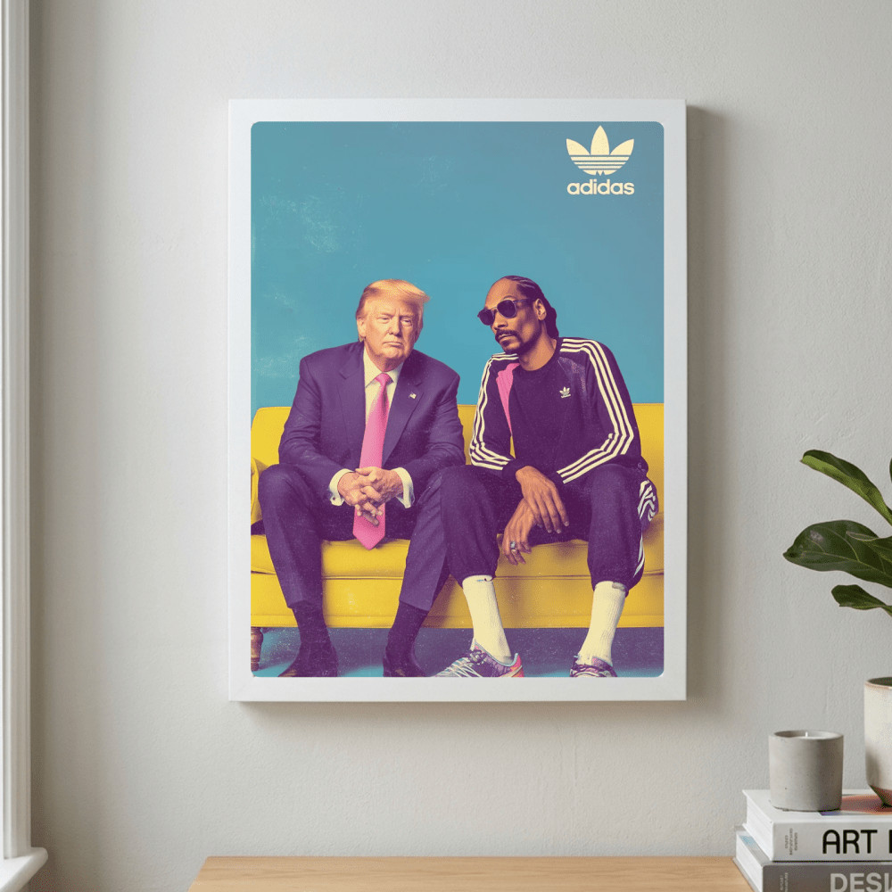 Trump, snoop dog, adidas - Vibes DistrictTrump, snoop dog, adidas poster NeroVibes District