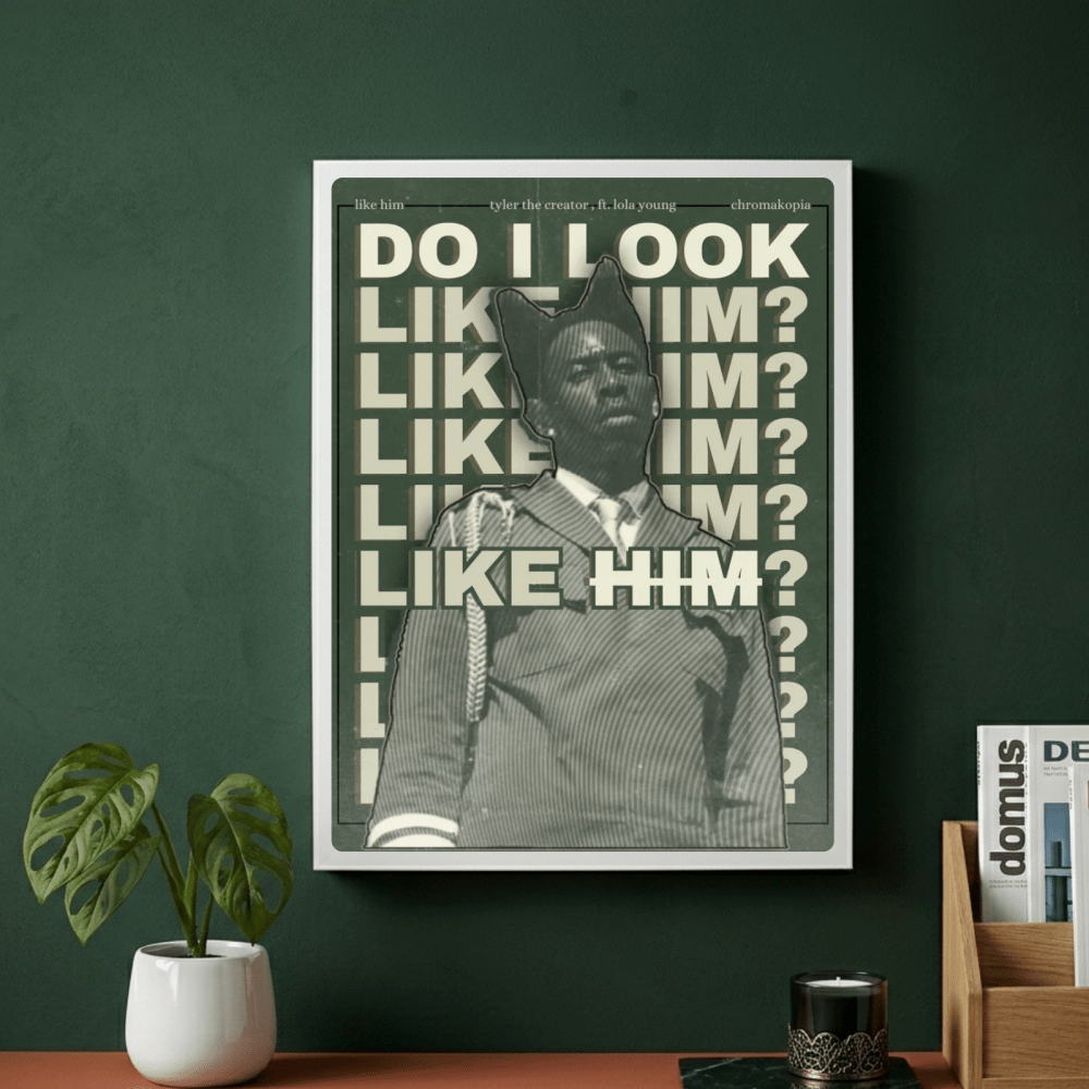Tyler The Creator - Chromakopia Poster with Frame - Vibes DistrictTyler The Creator - Chromakopia Poster with Frame GoldVibes District