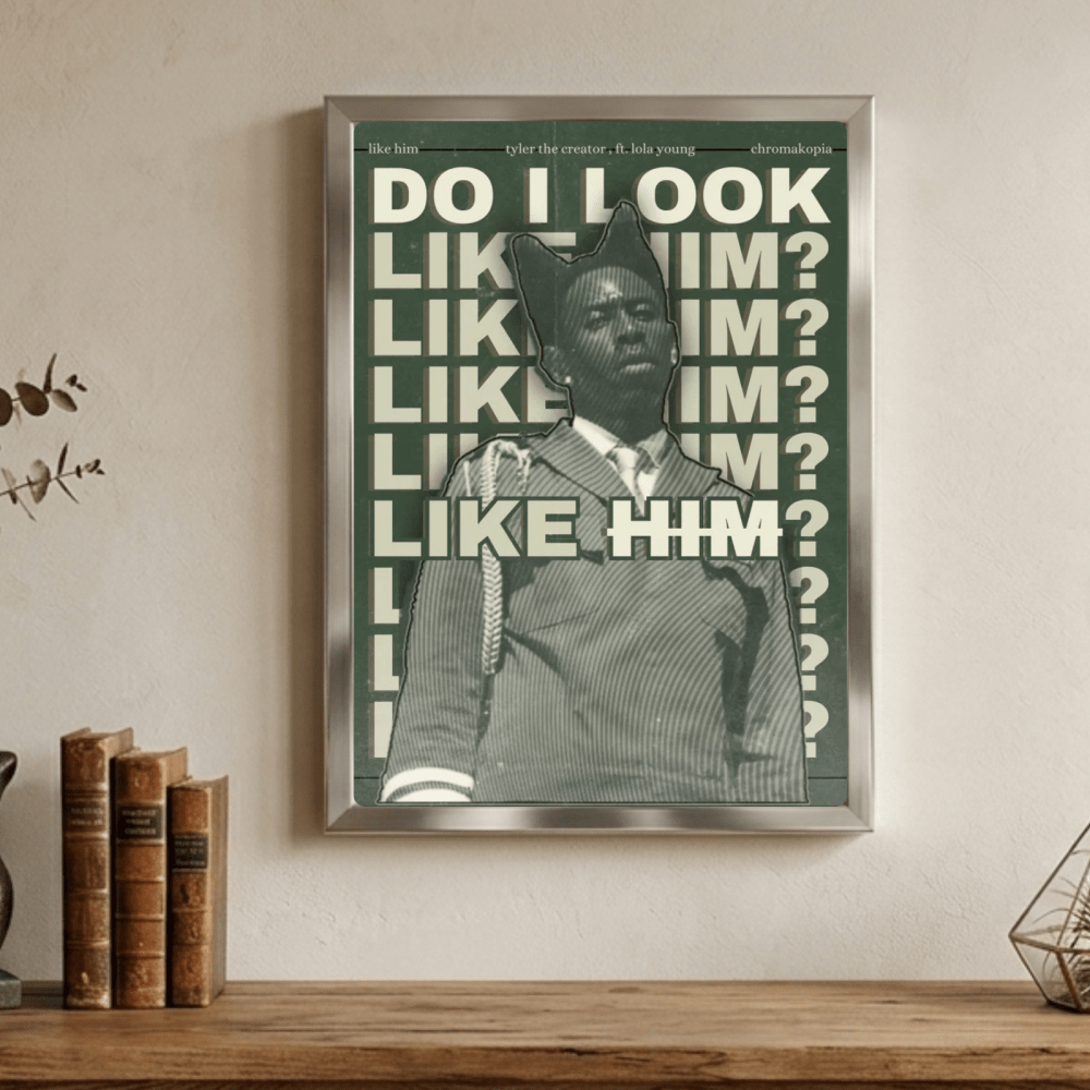 Tyler The Creator - Chromakopia Poster with Frame - Vibes DistrictTyler The Creator - Chromakopia Poster with Frame GoldVibes District