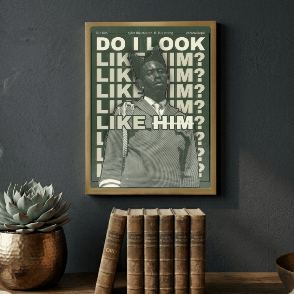 Tyler The Creator - Chromakopia Poster with Frame - Vibes DistrictTyler The Creator - Chromakopia Poster with Frame GoldVibes District