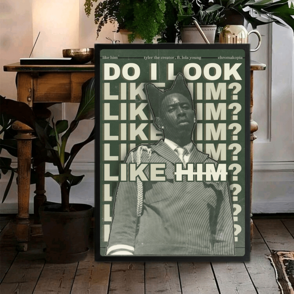 Tyler The Creator - Chromakopia Poster with Frame - Vibes DistrictTyler The Creator - Chromakopia Poster with Frame GoldVibes District