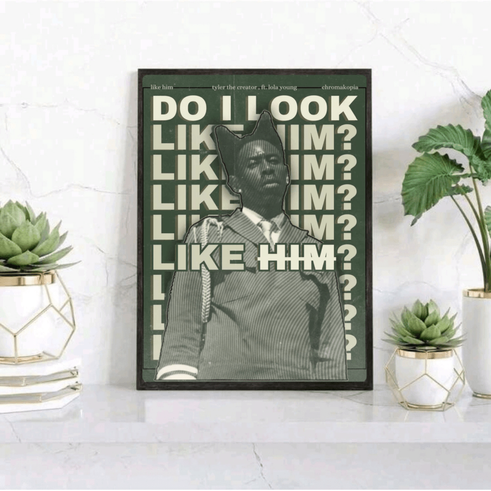 Tyler The Creator - Chromakopia Poster with Frame - Vibes DistrictTyler The Creator - Chromakopia Poster with Frame GoldVibes District