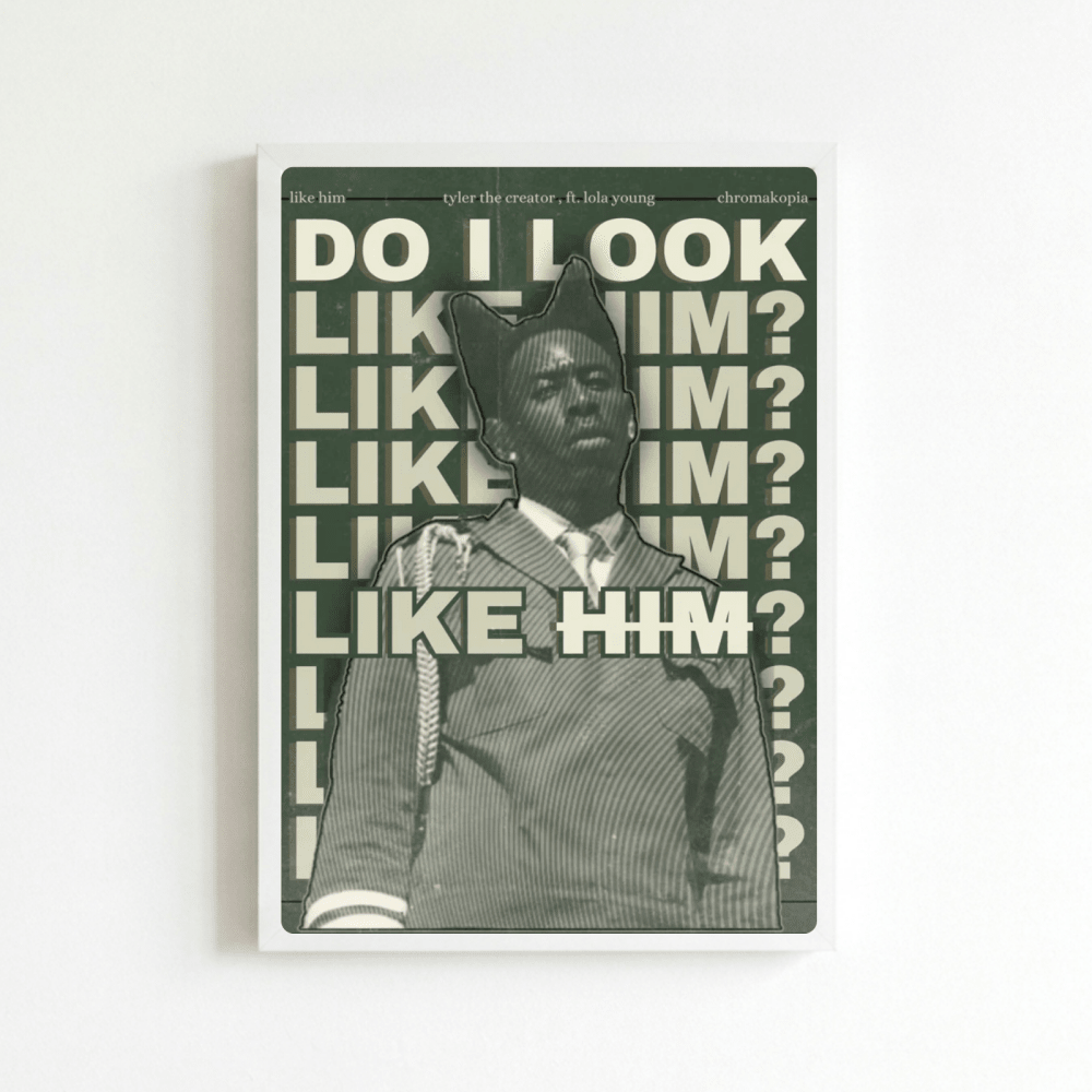 Tyler The Creator - Chromakopia Poster with Frame - Vibes DistrictTyler The Creator - Chromakopia Poster with Frame BiancoVibes District