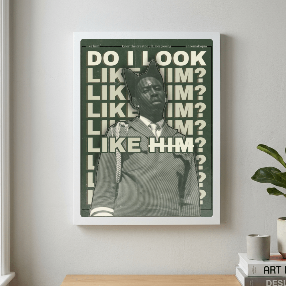 Tyler The Creator - Chromakopia Poster with Frame - Vibes DistrictTyler The Creator - Chromakopia Poster with Frame GoldVibes District