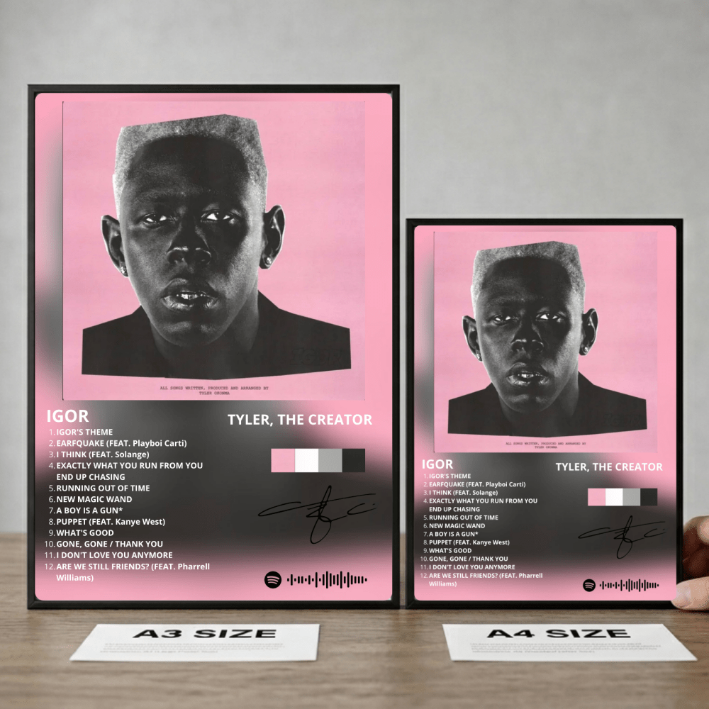 Tyler The Creator - Igor Poster with Frame - Vibes DistrictTyler The Creator - Igor Poster with Frame GoldVibes District