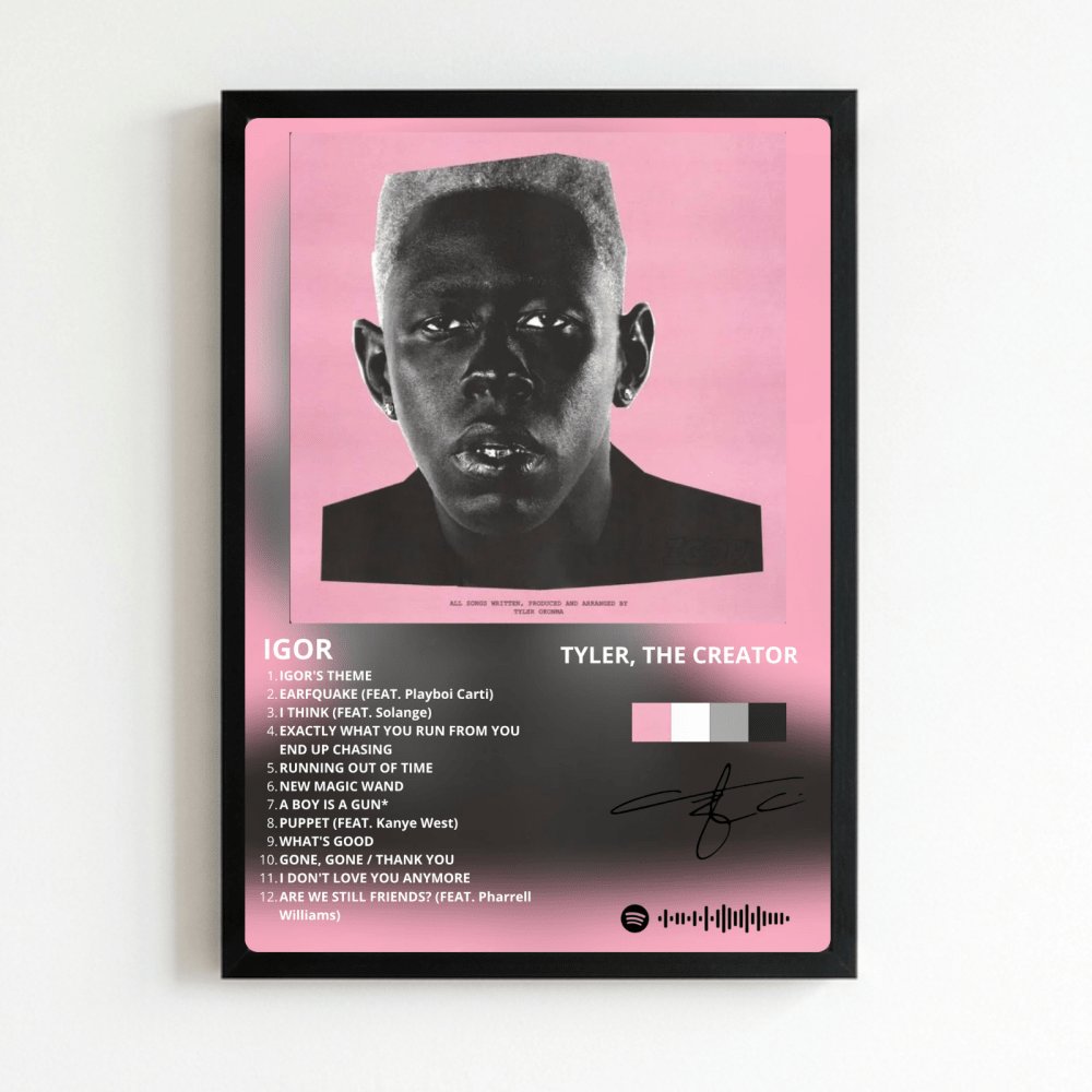 Tyler The Creator - Igor Poster with Frame - Vibes DistrictTyler The Creator - Igor Poster with Frame NeroVibes District
