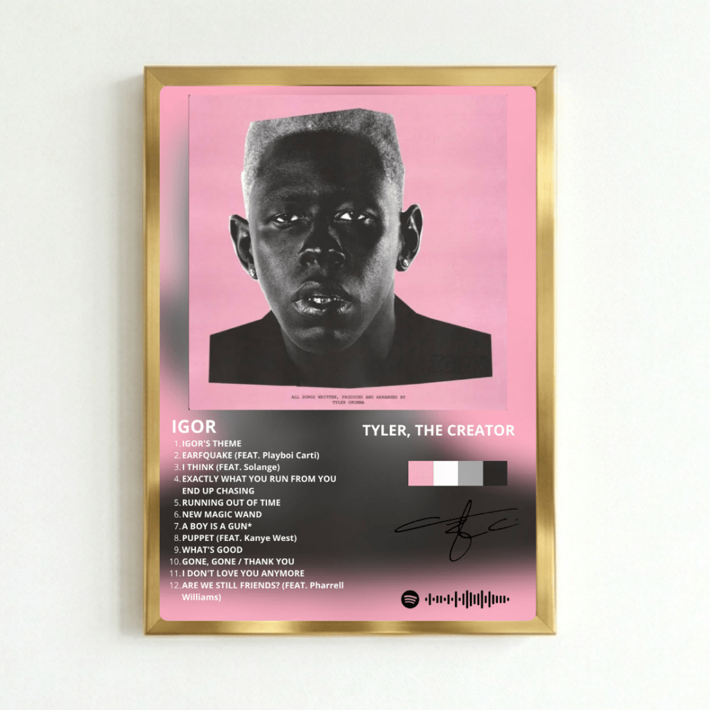 Tyler The Creator - Igor Poster with Frame - Vibes DistrictTyler The Creator - Igor Poster with Frame GoldVibes District