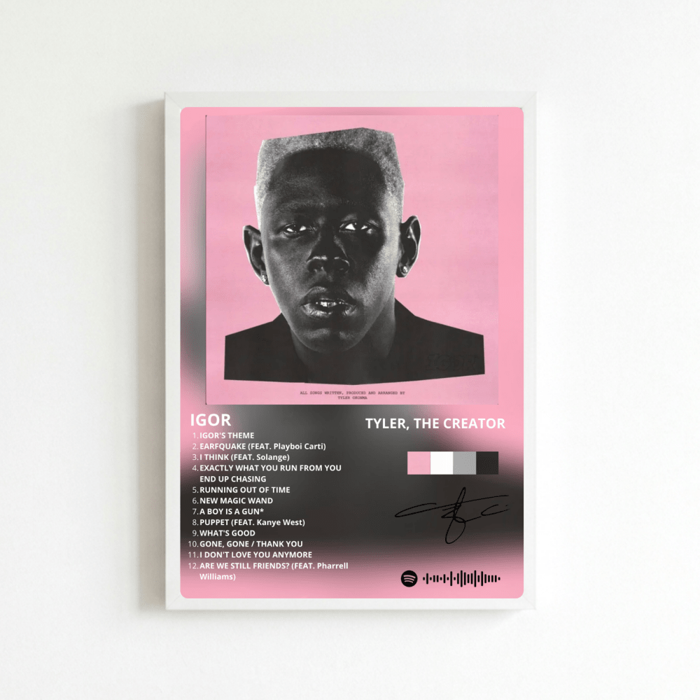 Tyler The Creator - Igor Poster with Frame - Vibes DistrictTyler The Creator - Igor Poster with Frame BiancoVibes District