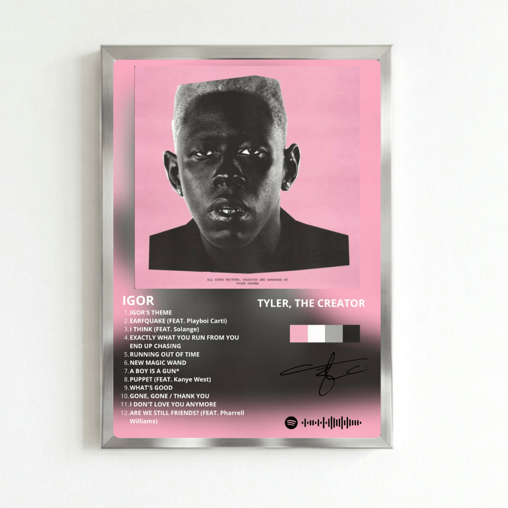 Tyler The Creator - Igor Poster with Frame - Vibes DistrictTyler The Creator - Igor Poster with Frame SilverVibes District