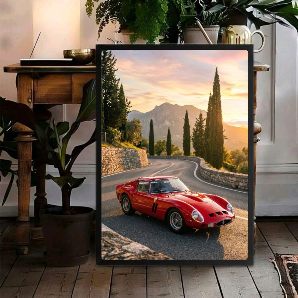 Vintage car ferrari - Vibes DistrictVintage car ferrari GoldVibes District