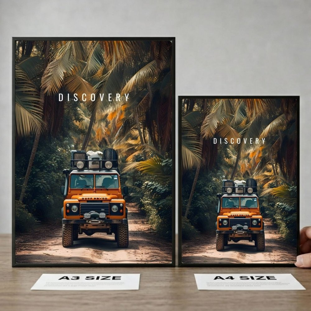 Vintage car range rover - Vibes DistrictVintage car range rover GoldVibes District