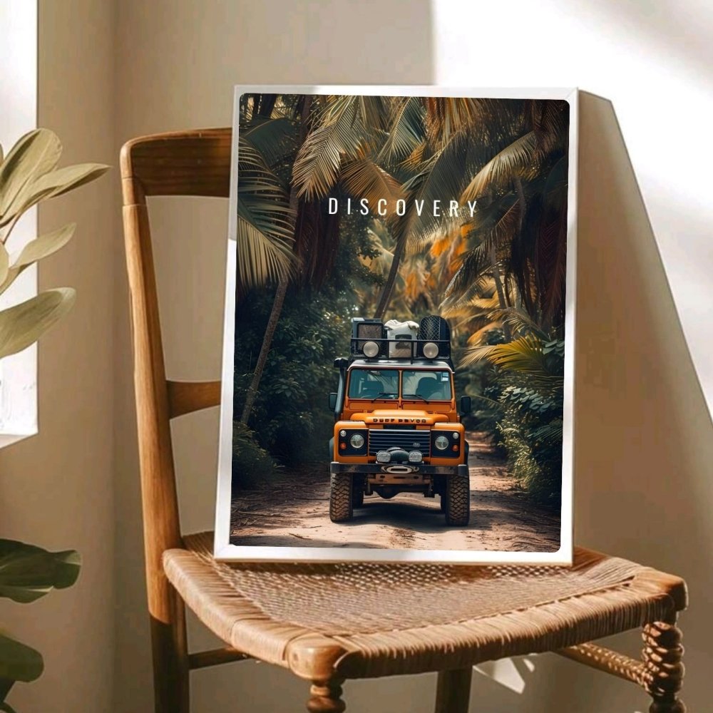 Vintage car range rover - Vibes DistrictVintage car range rover GoldVibes District
