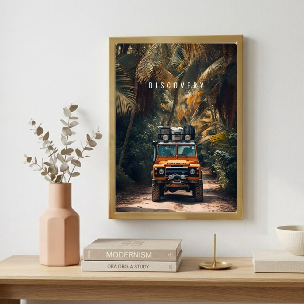 Vintage car range rover - Vibes DistrictVintage car range rover GoldVibes District