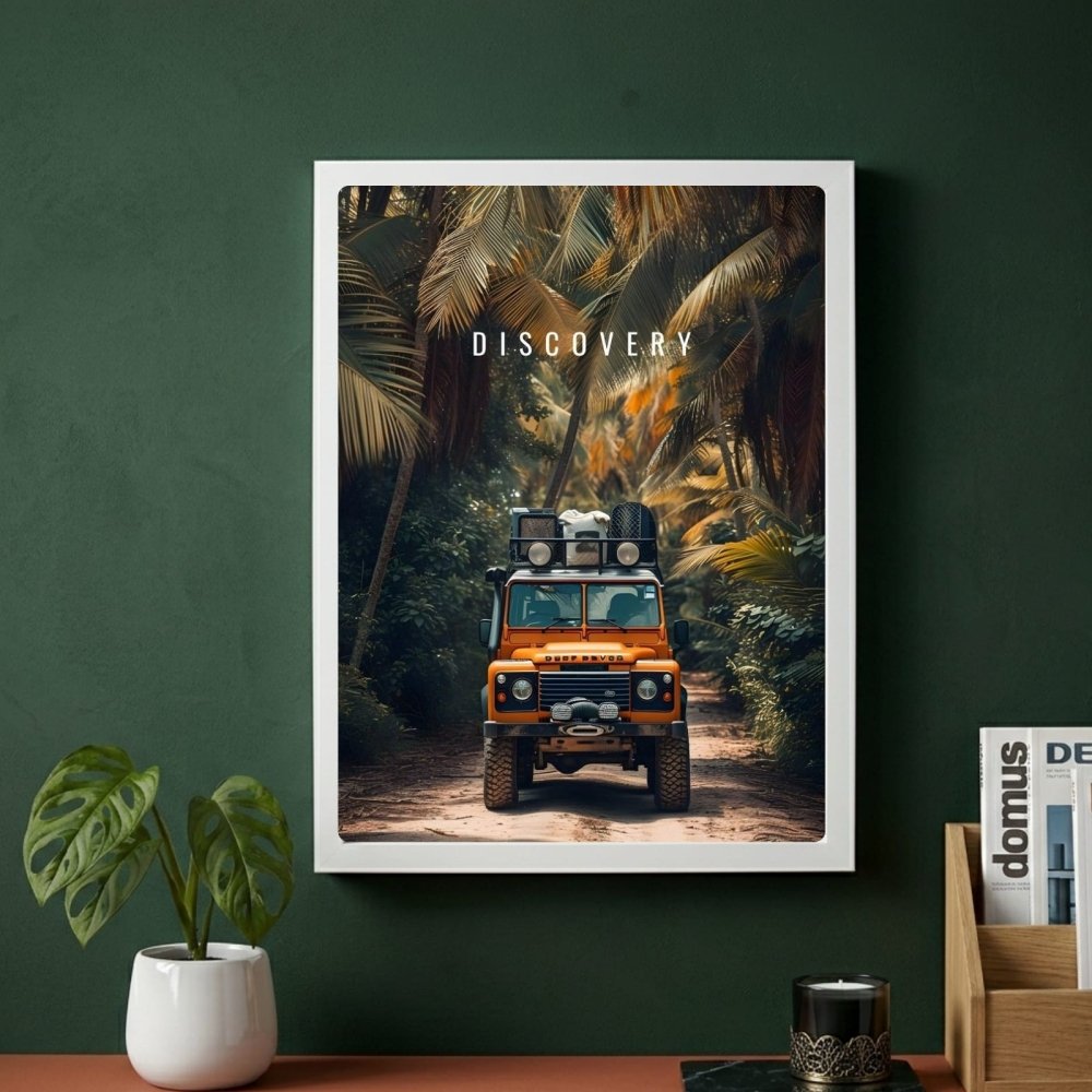 Vintage car range rover - Vibes DistrictVintage car range rover GoldVibes District