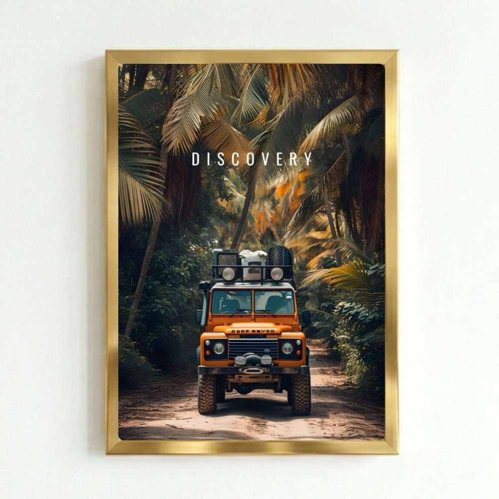 Vintage car range rover - Vibes DistrictVintage car range rover GoldVibes District