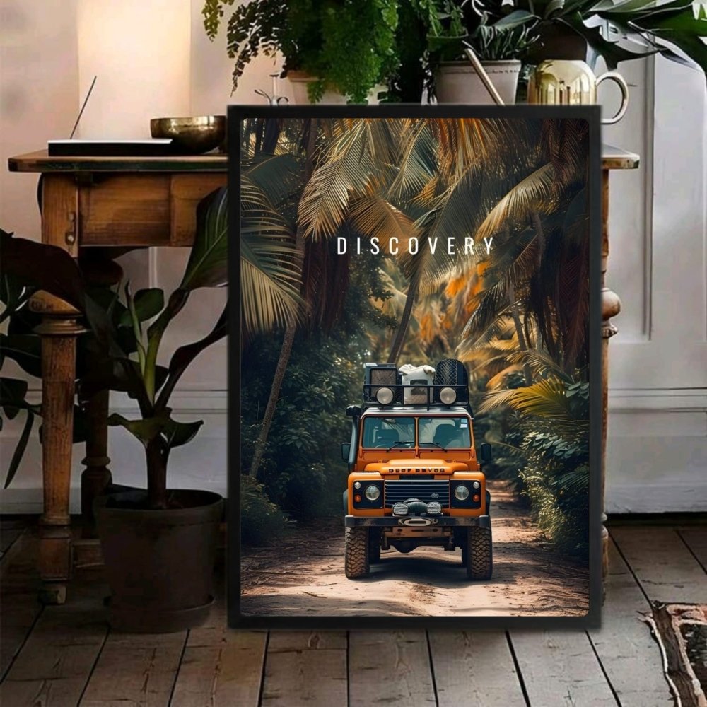 Vintage car range rover - Vibes DistrictVintage car range rover GoldVibes District