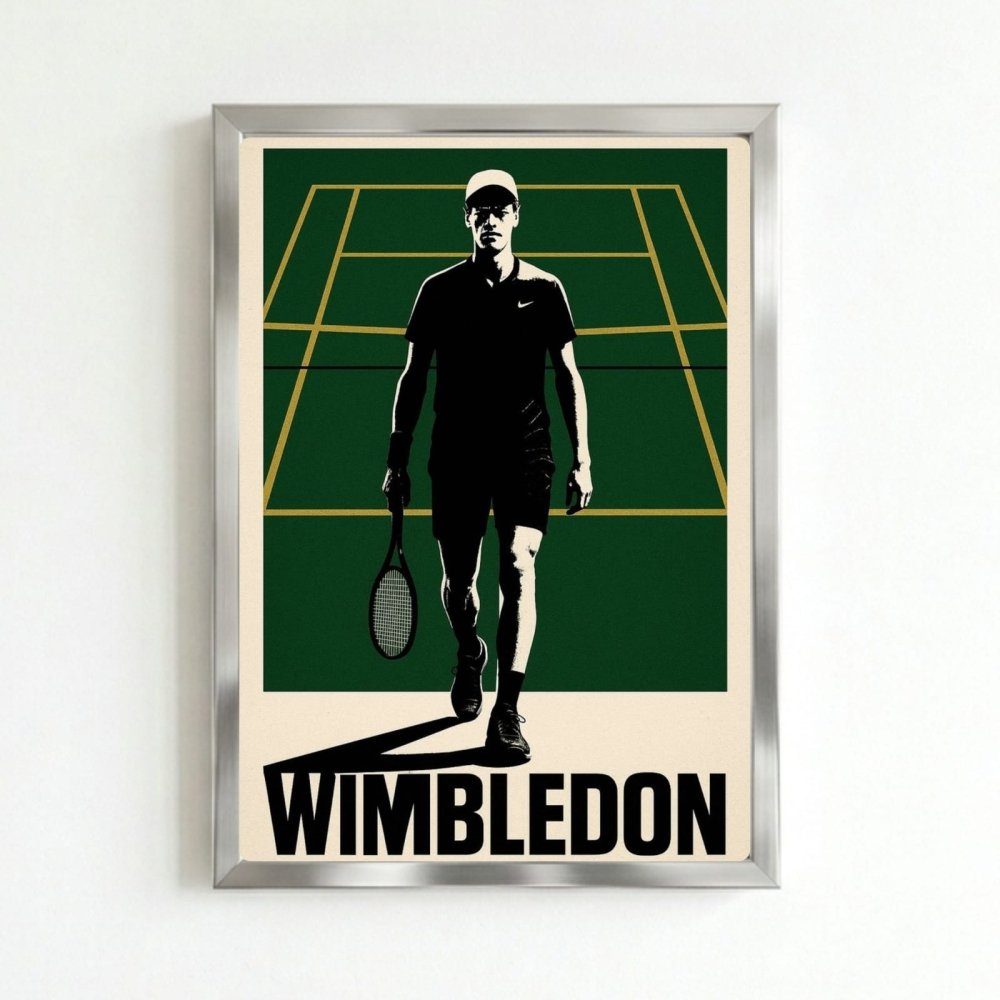 wimbledon tennis - Vibes Districtwimbledon tennis poster SilverVibes District