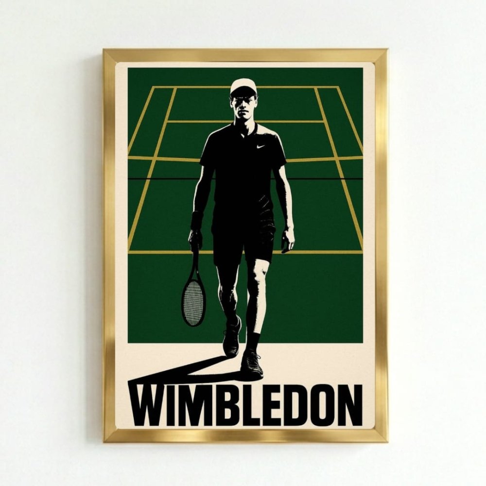 wimbledon tennis - Vibes Districtwimbledon tennis poster GoldVibes District