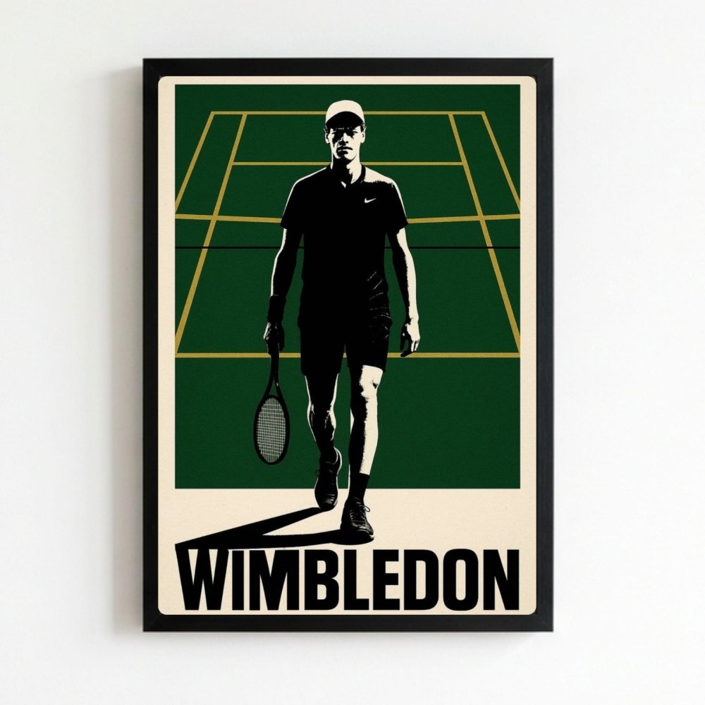 wimbledon tennis - Vibes Districtwimbledon tennis poster NeroVibes District