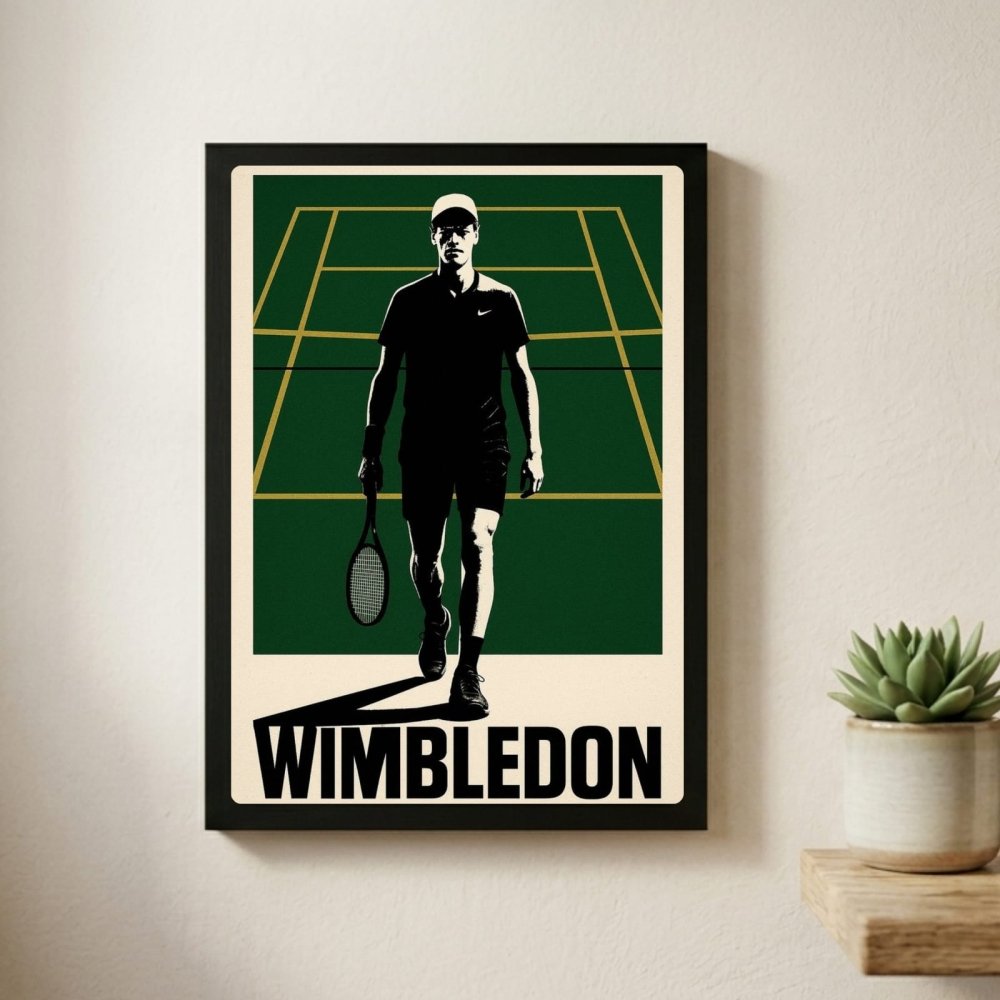 wimbledon tennis - Vibes Districtwimbledon tennis poster GoldVibes District